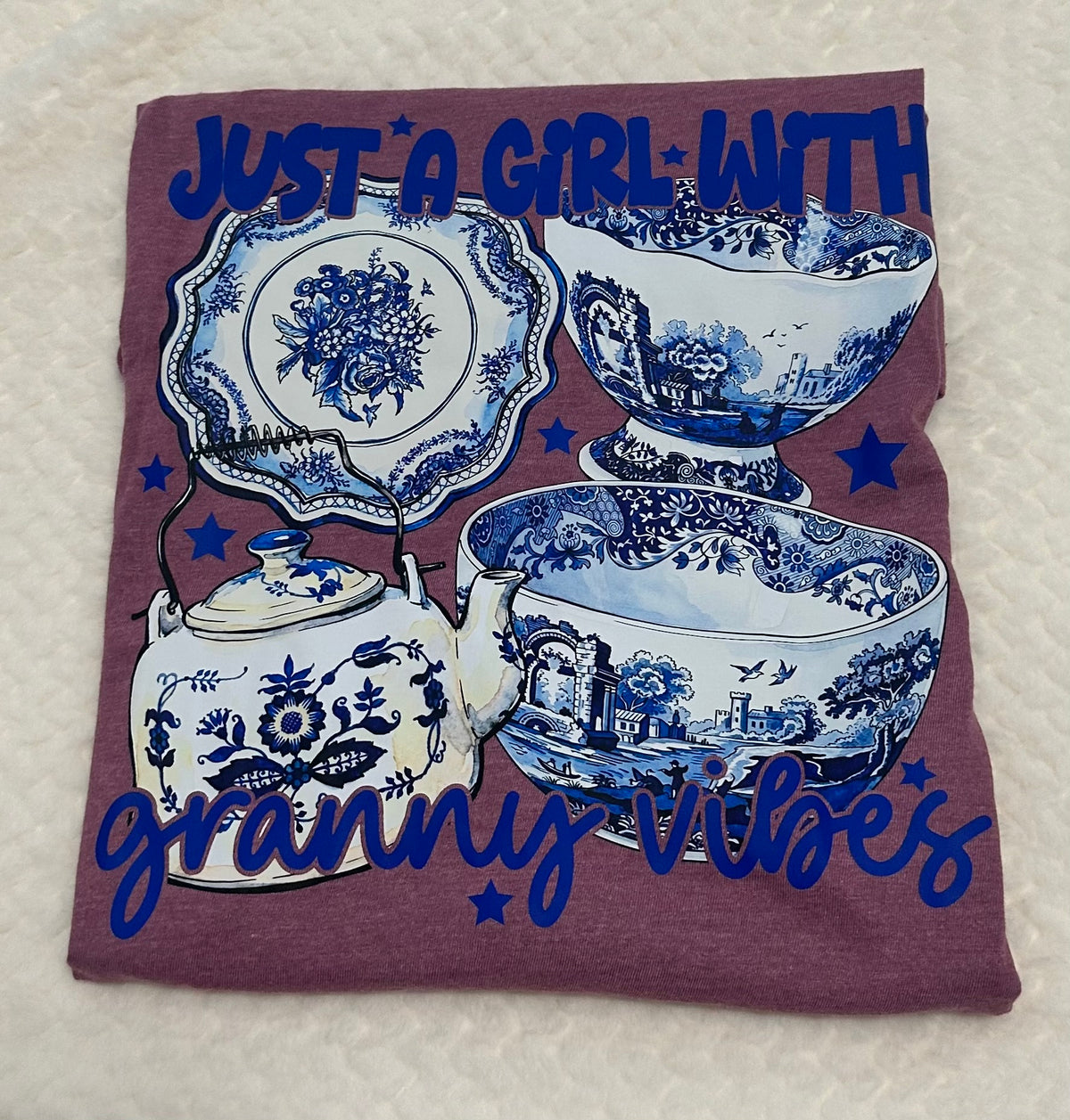 Just a girl with granny hobbies Tee (L)