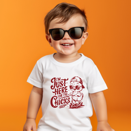 I'm Just Here For The Chicks Tee
