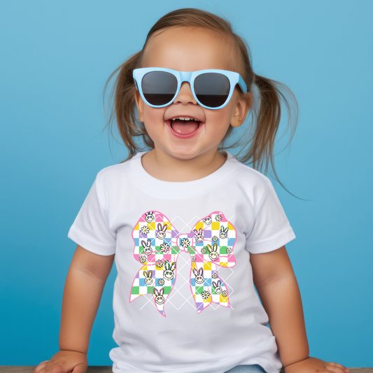 Retro Easter Bow Tee