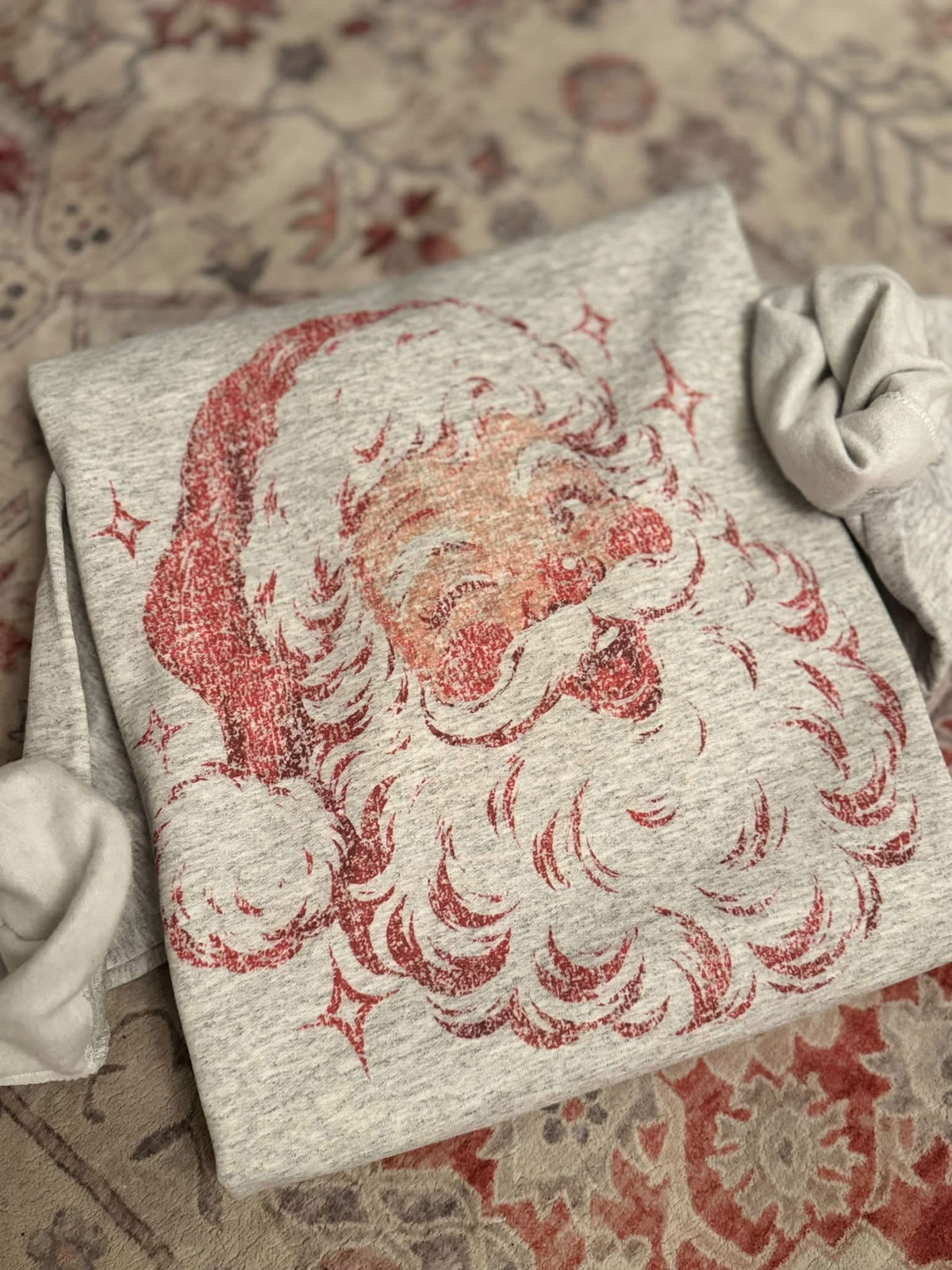 Vintage Distressed Santa