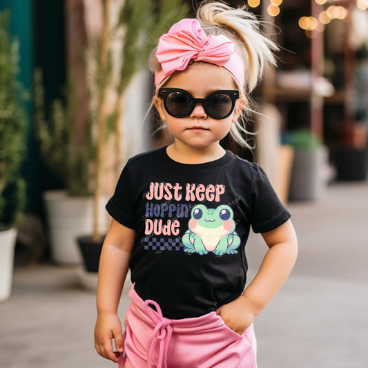 Just Keep Hoppin Tee