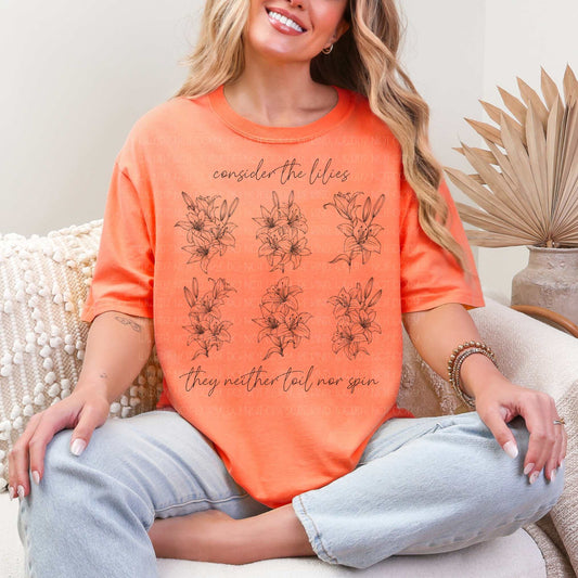 Consider The Lilies Tee