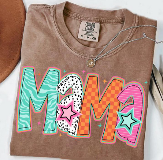 Mama Mixed Print