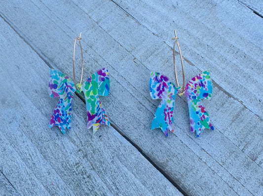 Floral Bow Earrings