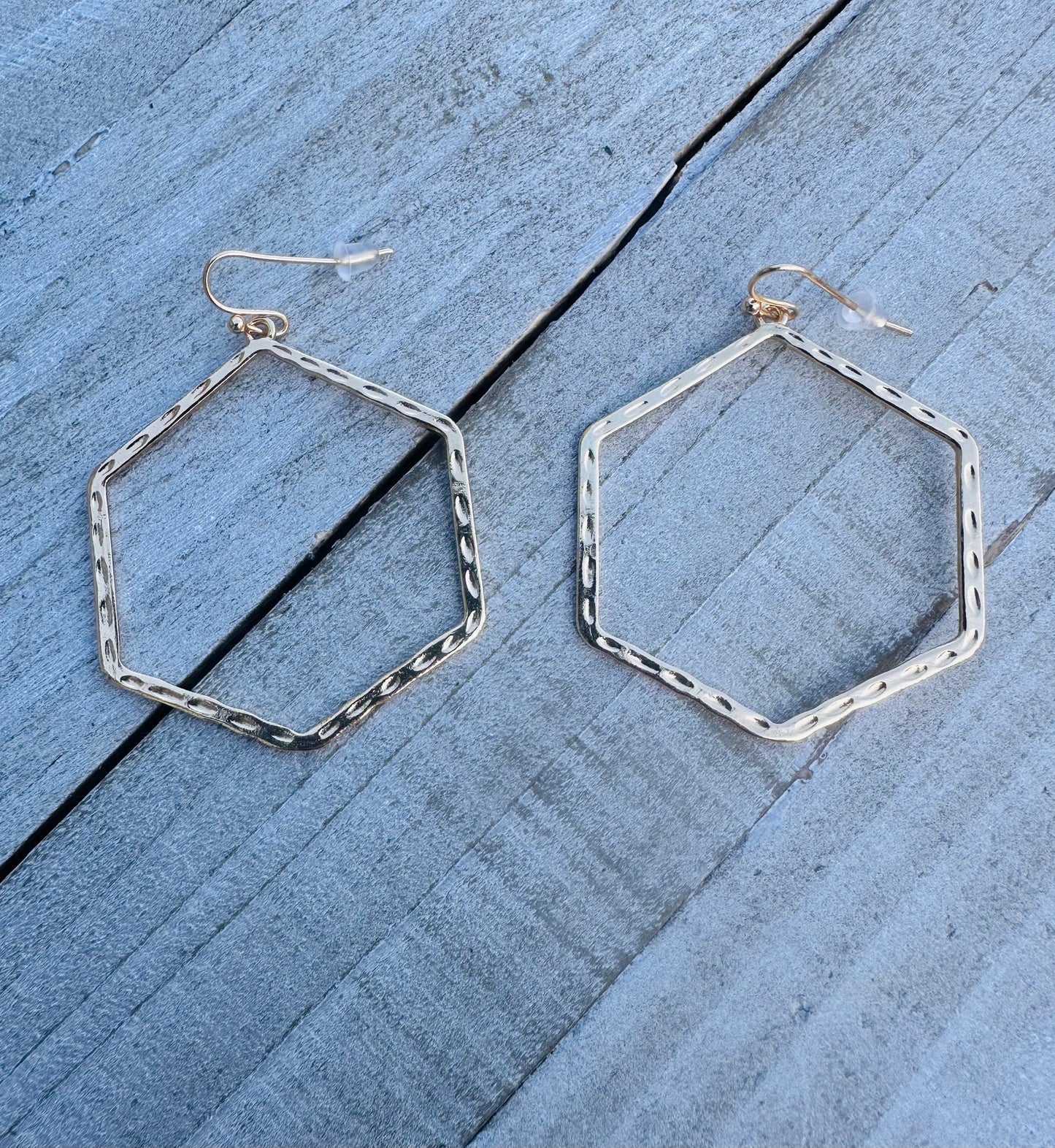 Gold Geo Earrings