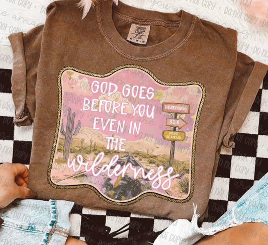 God Goes before you