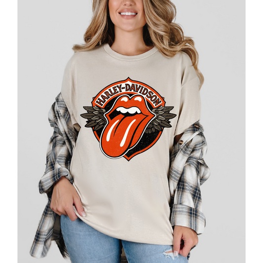 Harley Tongue With Wings