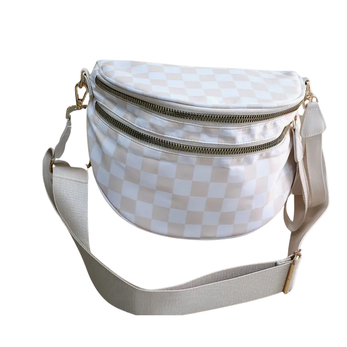 Checkered Crossbody