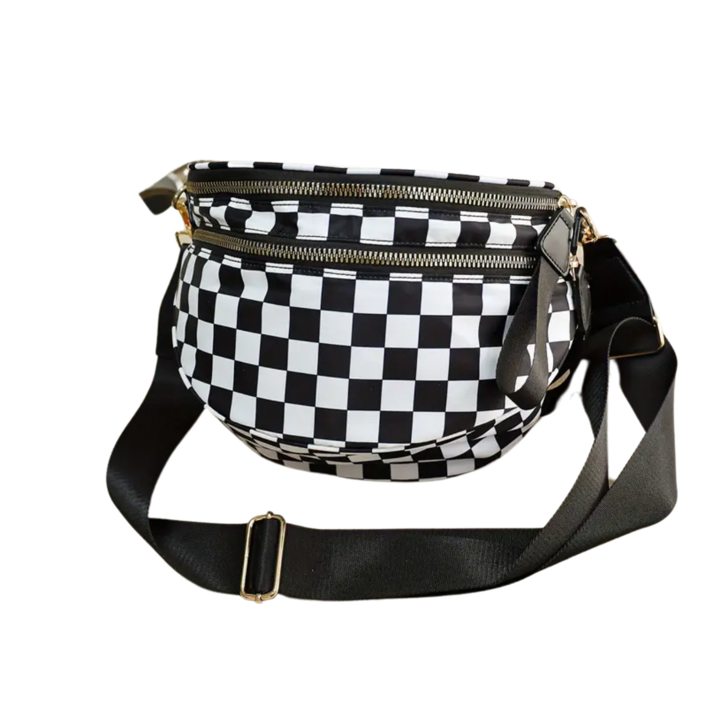 Checkered Crossbody