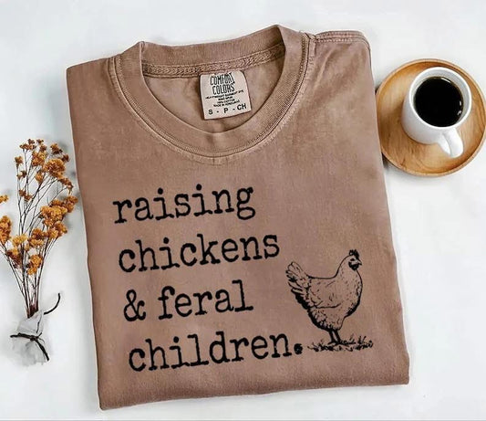 Raising chickens & feral children