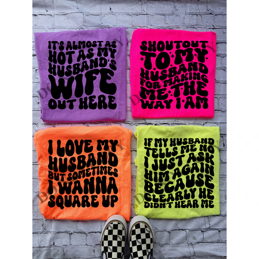 Snarky Husband Tees
