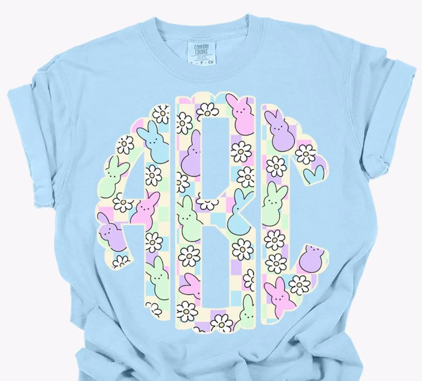 Peeps Monogram Tee