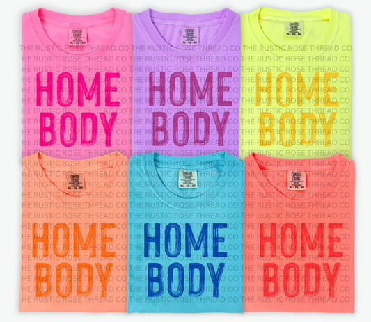 Neon Homebody Monochrome Tee