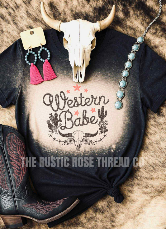 Western Babe Bleached Tee
