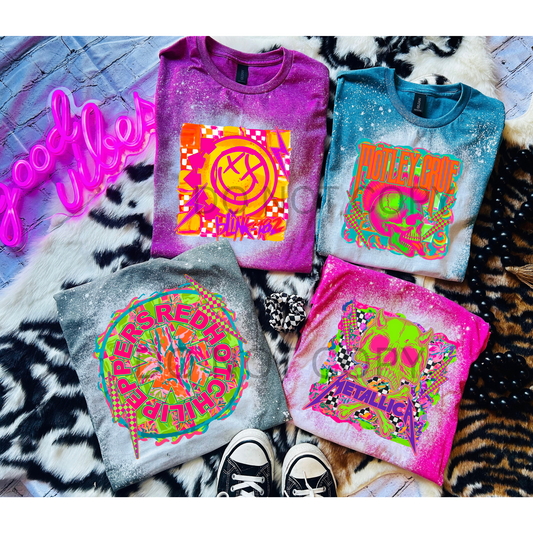 Bleached Band Tees