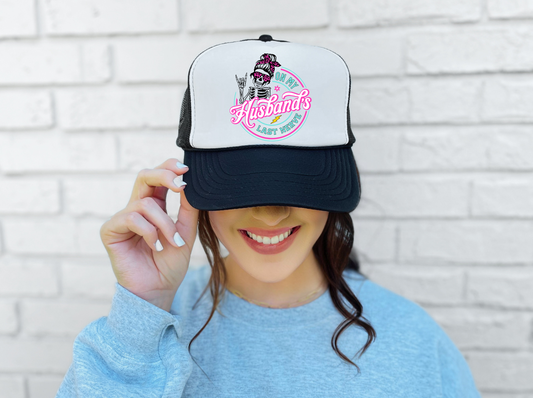 On My Husbands Last Nerve Trucker Hat