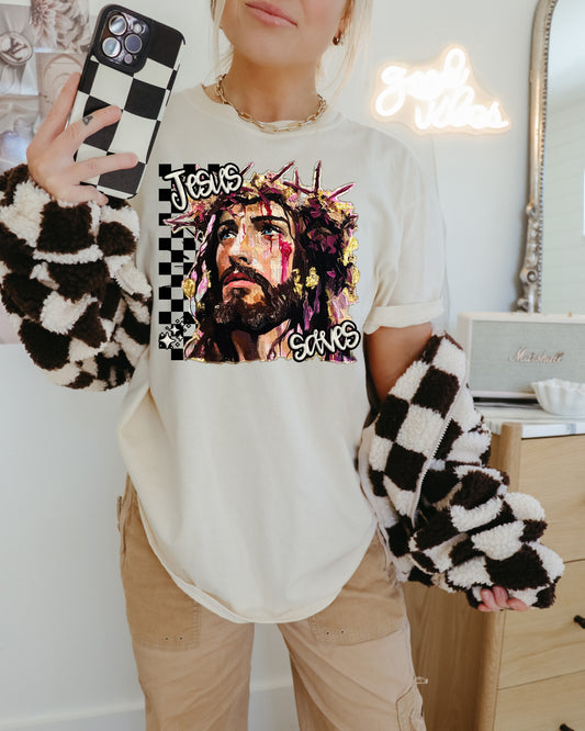 Jesus Saves Tee