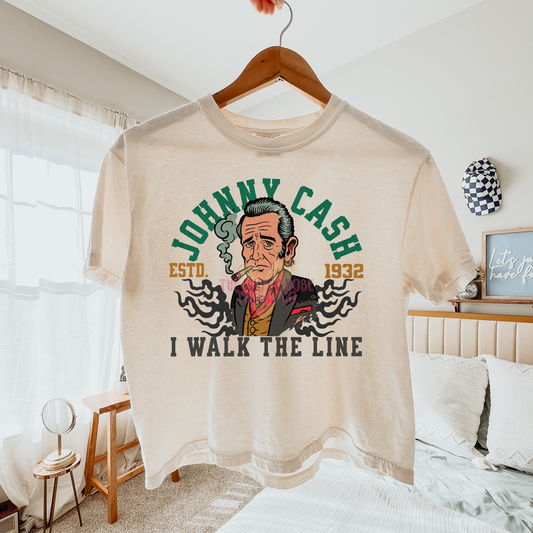 JC walk the line Boxy Tee