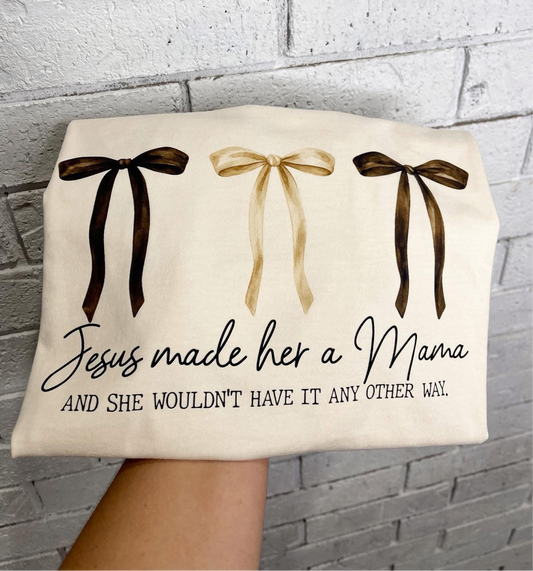 Jesus Made Her A Mama Bows