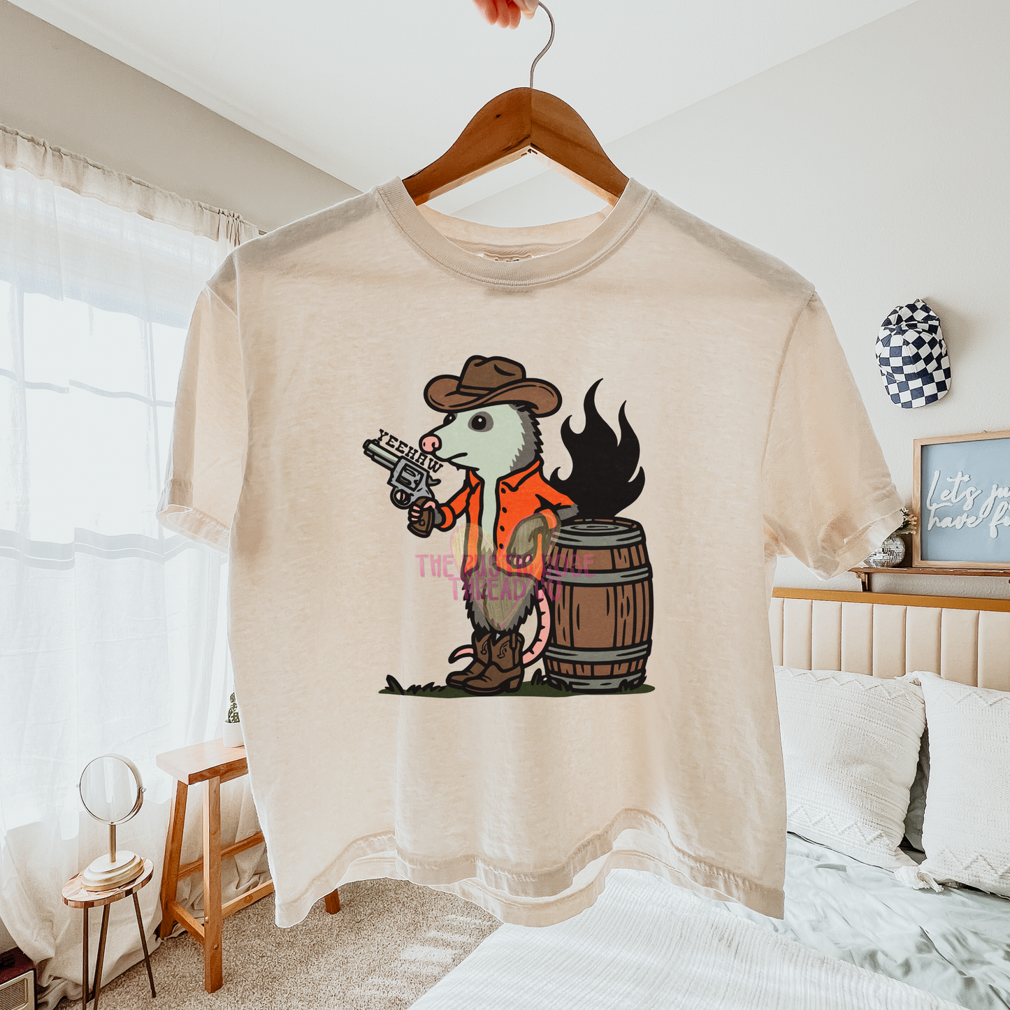 Possum Yeehaw Boxy Tee