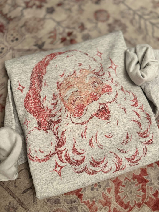 Vintage Distressed Santa