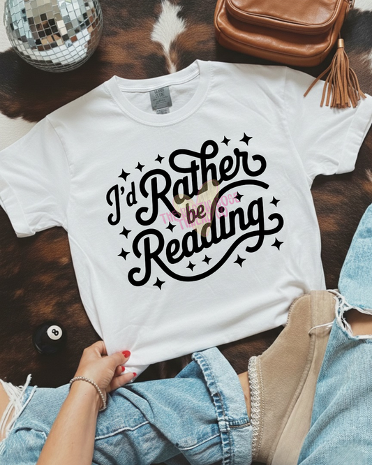 I’d rather be reading