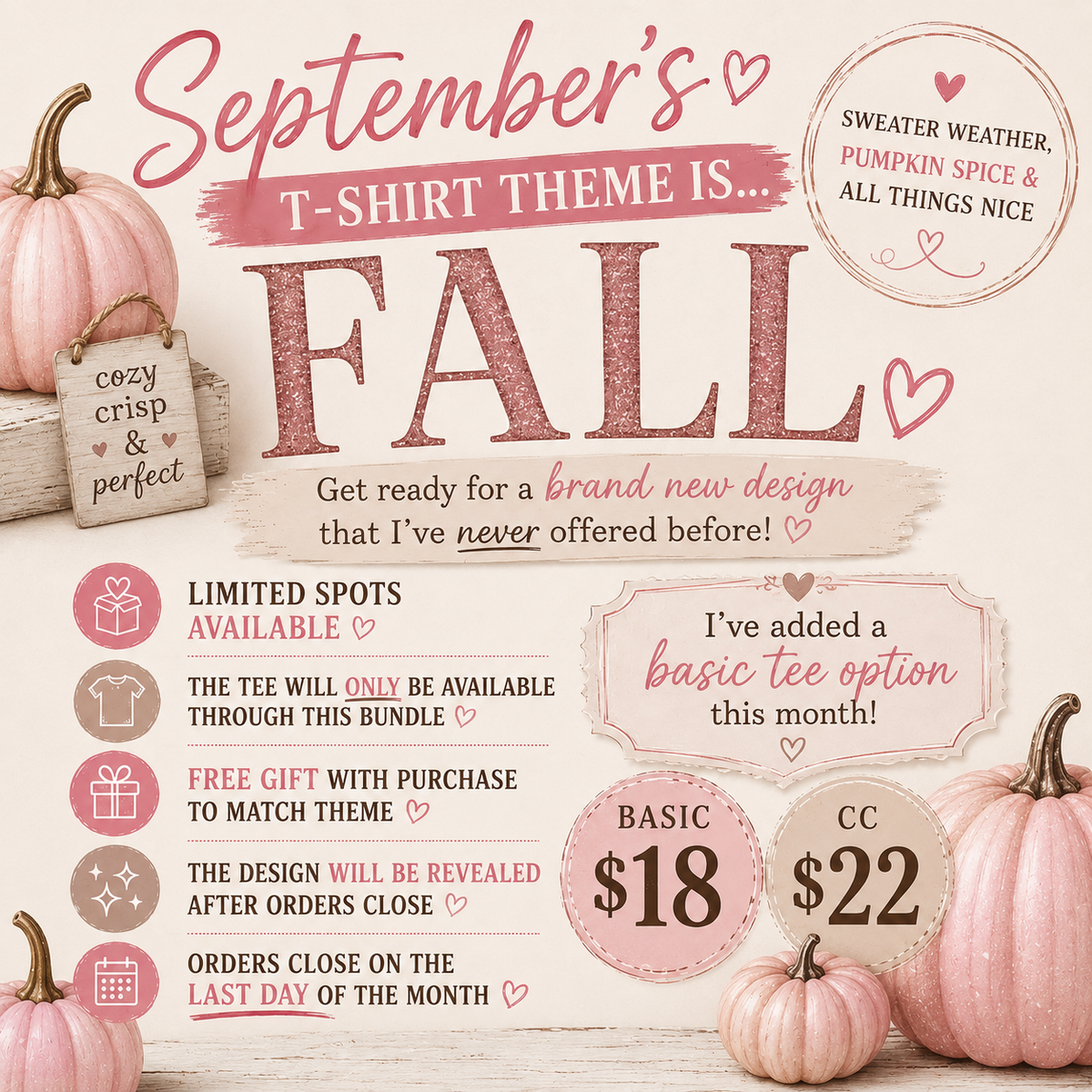 September T-shirt Bundle