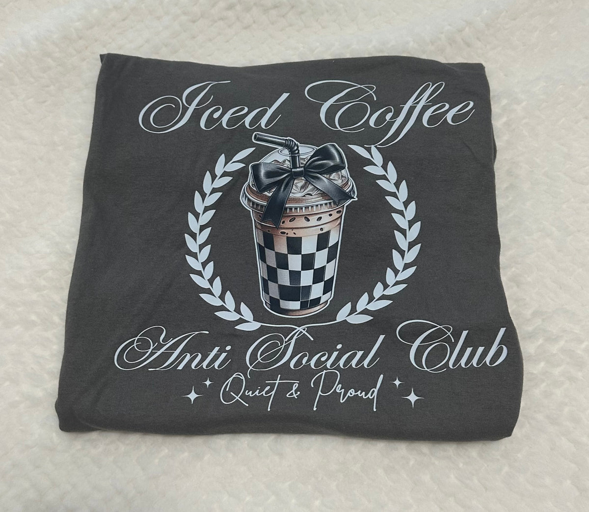 Iced Coffee Antisocial Tee (M)