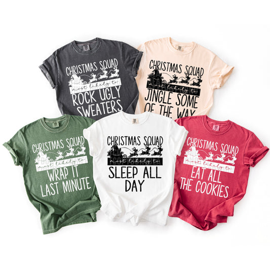 Christmas Squad Most Likely to