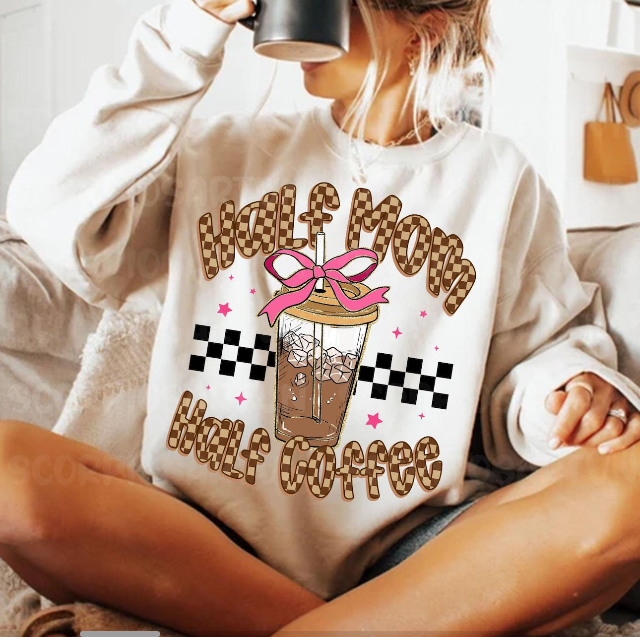 Half Mom Half Iced Coffee