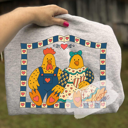 Vintage Chicken Sweatshirt