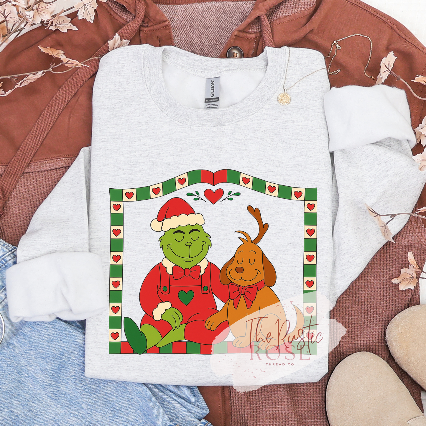 Vintage Green Man & Dog Sweatshirt