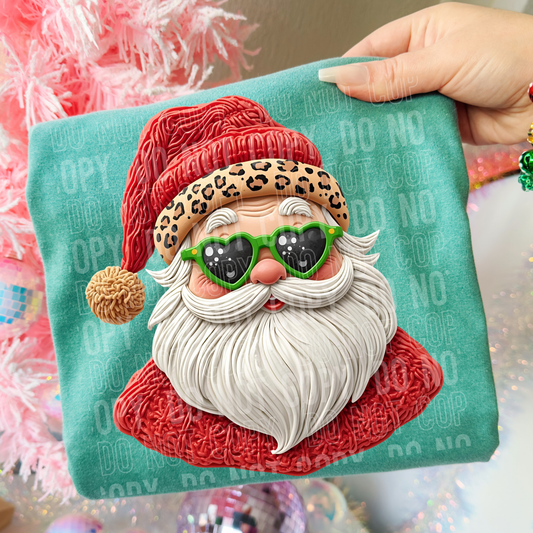 Santa Faux Design Sweatshirt