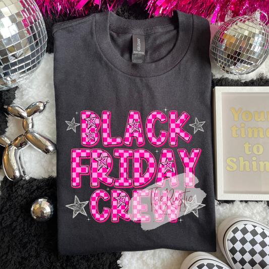 Black Friday Pink Checkered