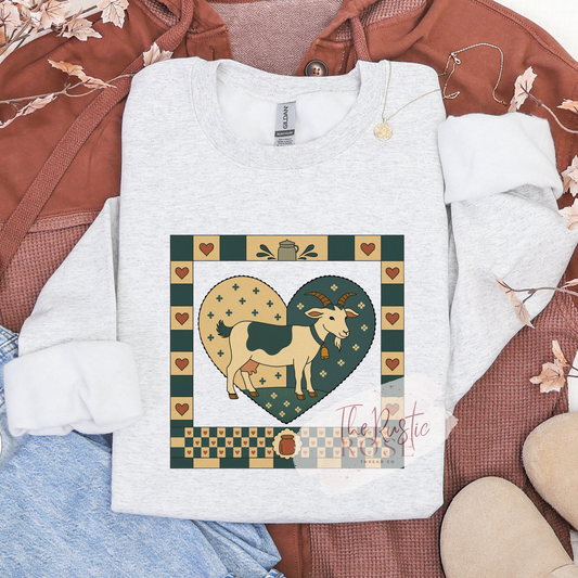 Vintage Farm Goat Sweatshirt
