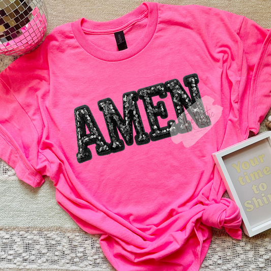 Amen Faux Sequins