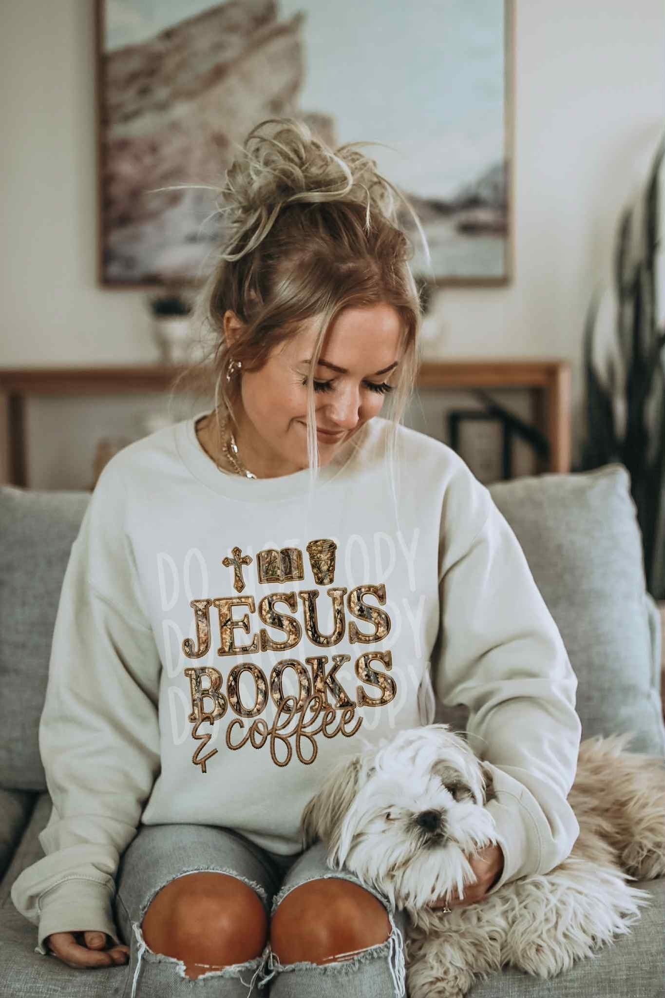 Jesus Books & Coffee Sweatshirt