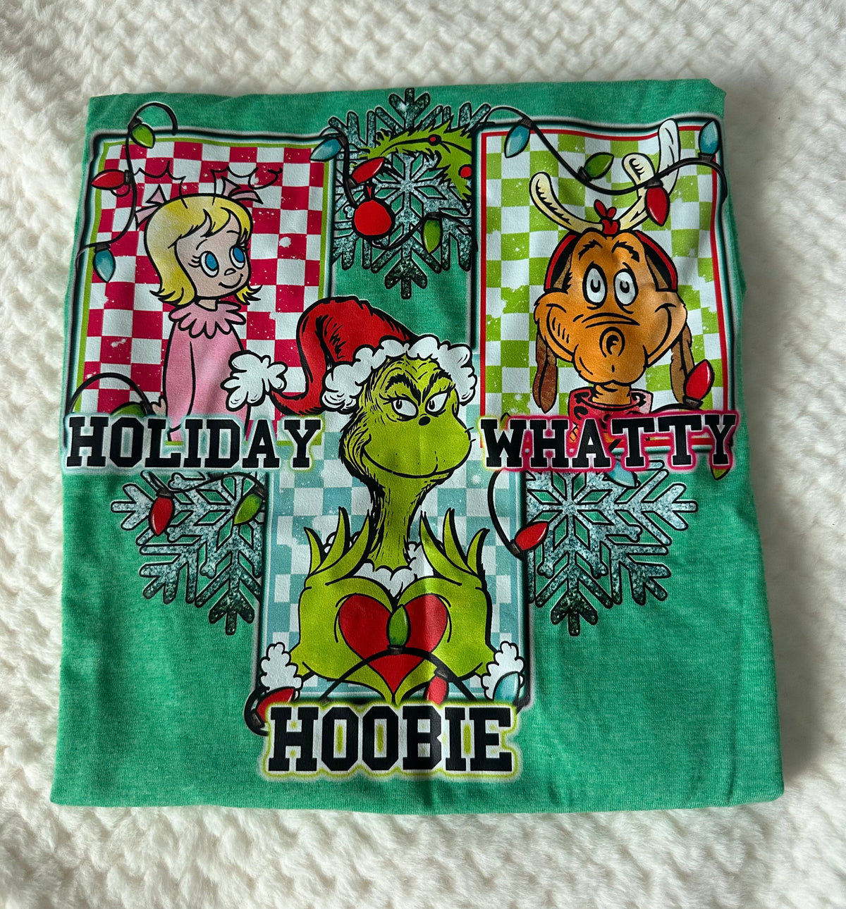 Holiday Whatty Hoobie Tee (YouthXL)
